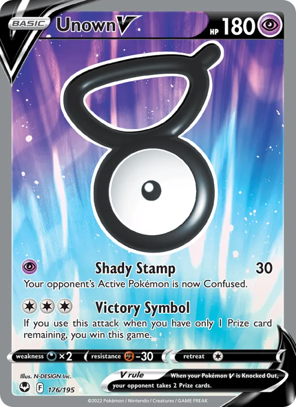 Unown V Silver Tempest 176/195