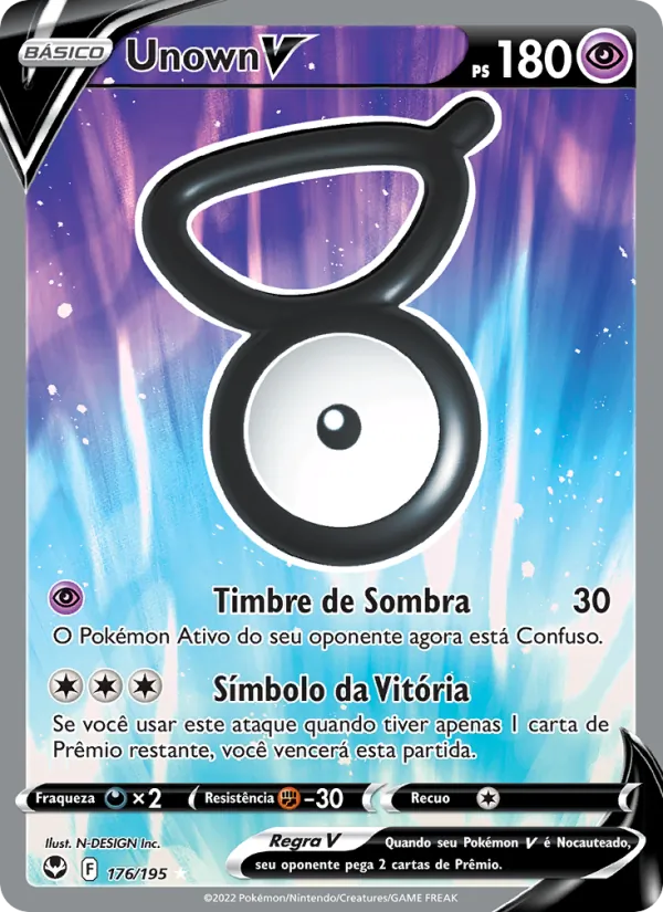 Unown V Tempestade Prateada 176/195