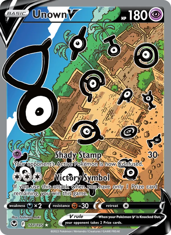 Unown V Silver Tempest 177/195