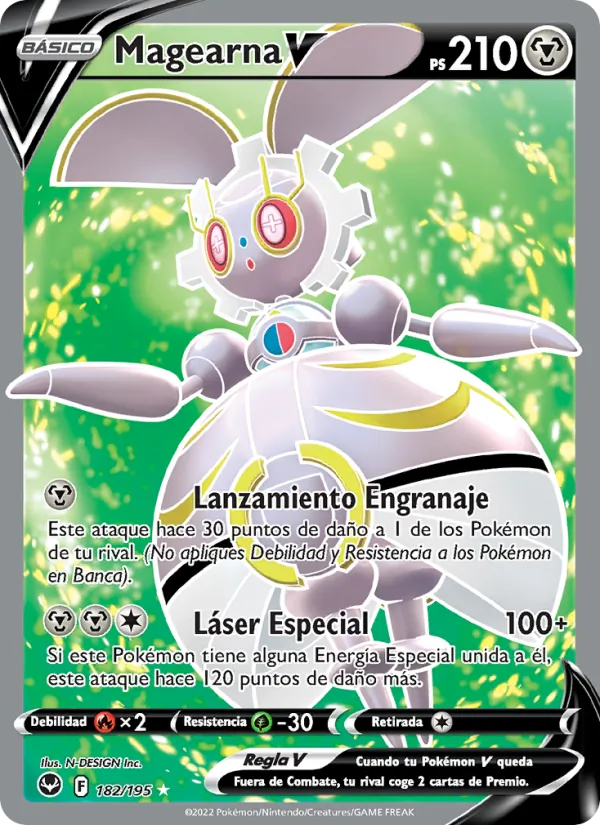 Magearna V Tempestad Plateada 182/195