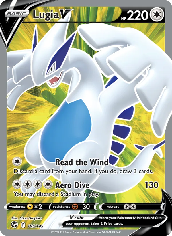 Lugia V Silver Tempest 185/195