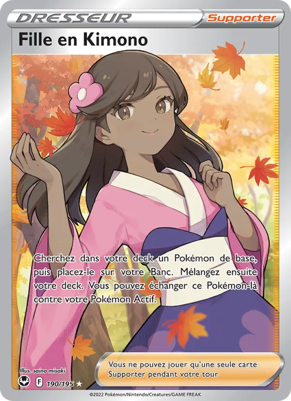 Fille en Kimono Tempête Argentée 190/195