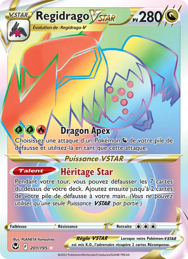 Regidrago VSTAR Tempête Argentée 201/195