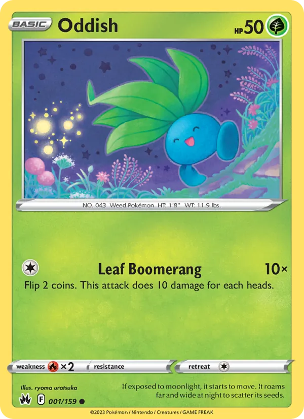 Oddish Crown Zenith 001/159