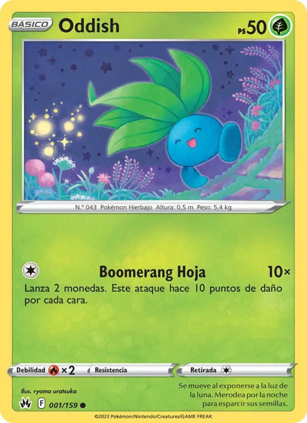 Oddish Cenit Supremo 001/159
