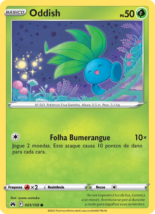 Oddish Realeza Absoluta 001/159