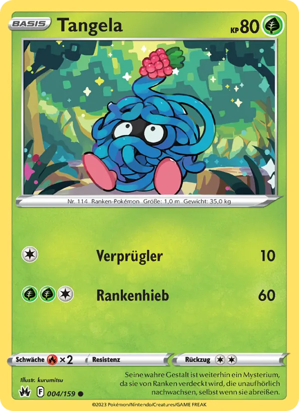 Tangela Zenit der Könige 004/159