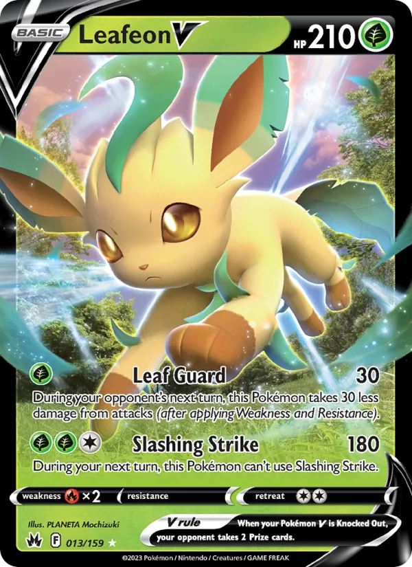 Leafeon V Crown Zenith 013/159