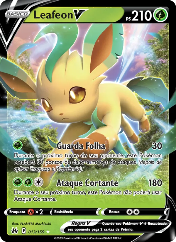 Leafeon V Realeza Absoluta 013/159