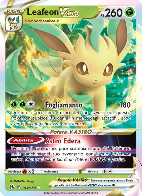 Leafeon V ASTRO Zenit Regale 014/159