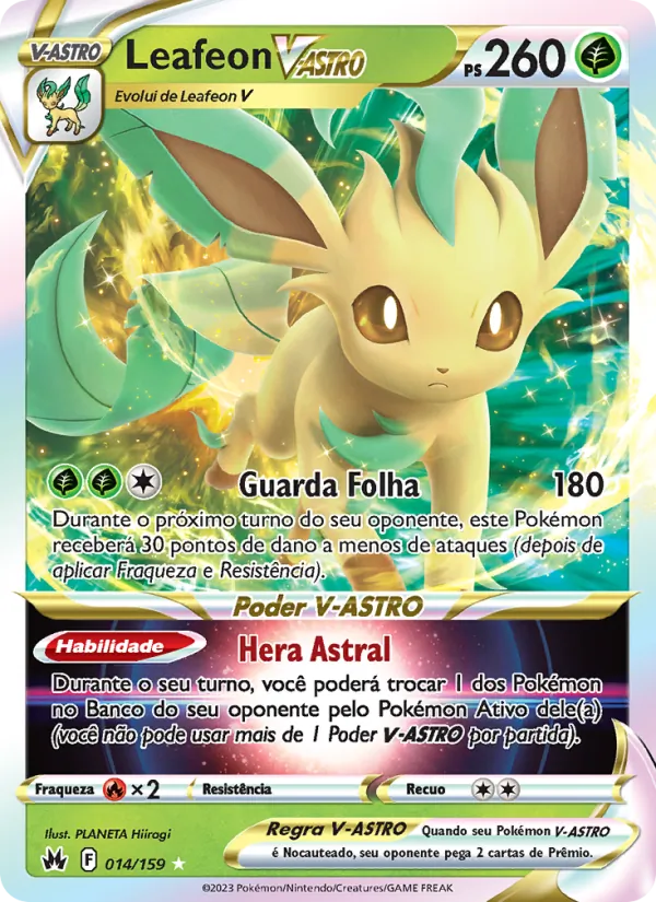 Leafeon V-ASTRO Realeza Absoluta 014/159