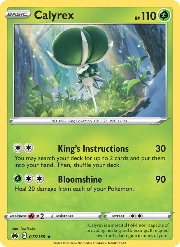 Calyrex Crown Zenith 017/159