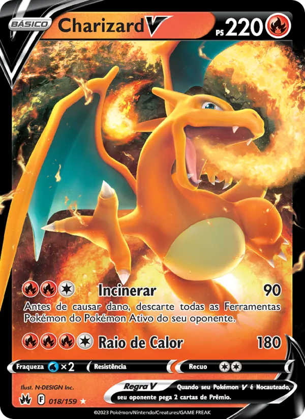 Charizard V Realeza Absoluta 018/159