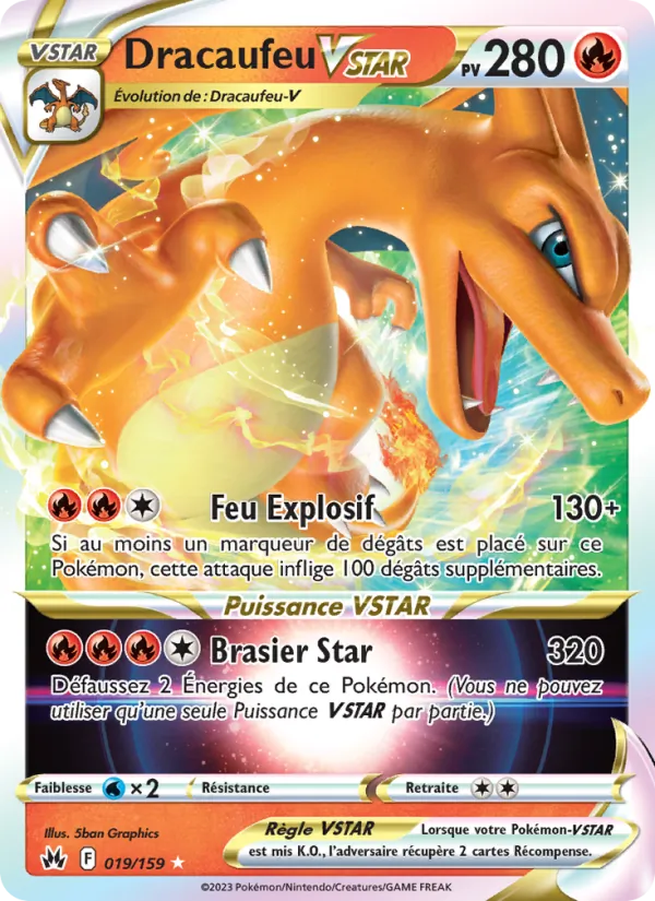 Dracaufeu VSTAR Zénith Suprême 019/159