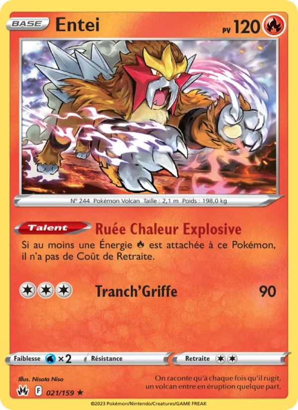 Entei Zénith Suprême 021/159