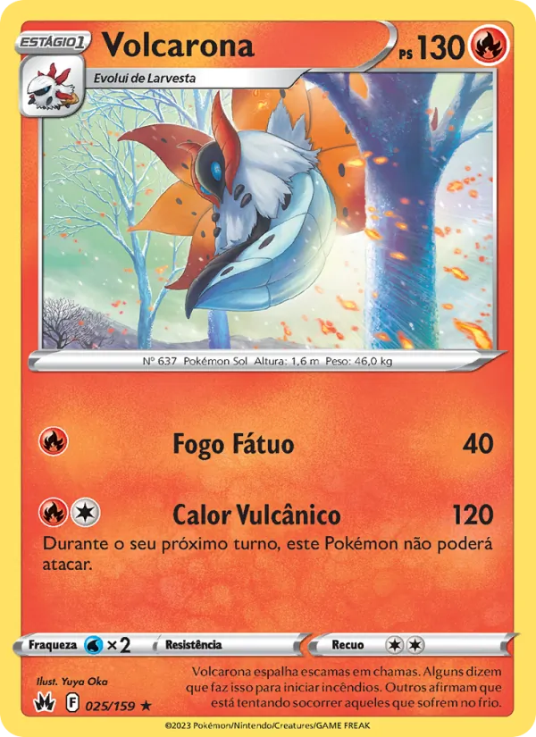 Volcarona Realeza Absoluta 025/159