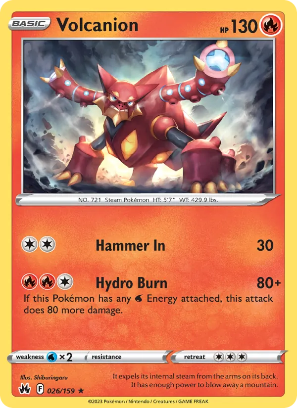 Volcanion Crown Zenith 026/159
