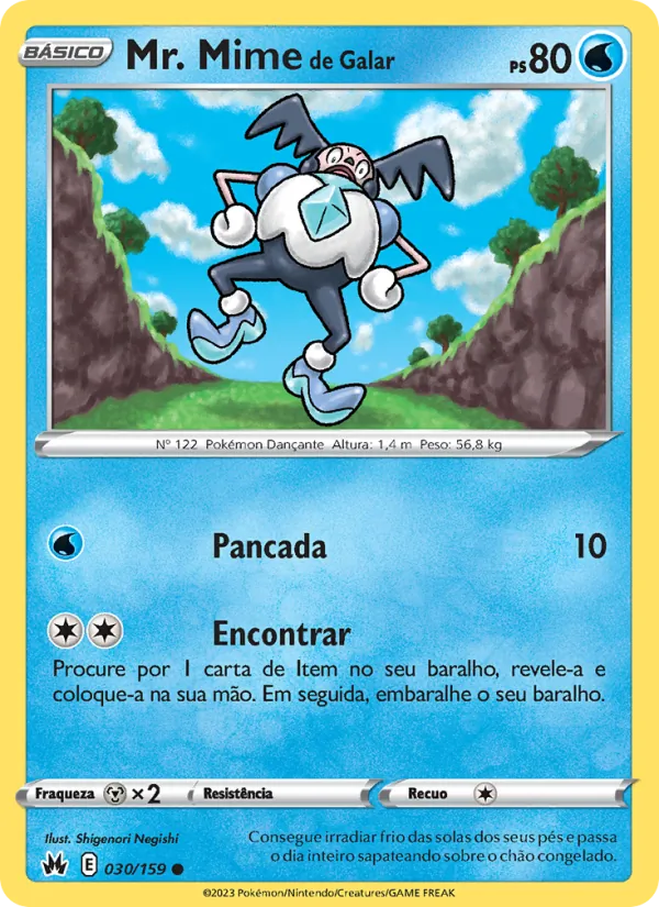 Mr. Mime de Galar Realeza Absoluta 030/159