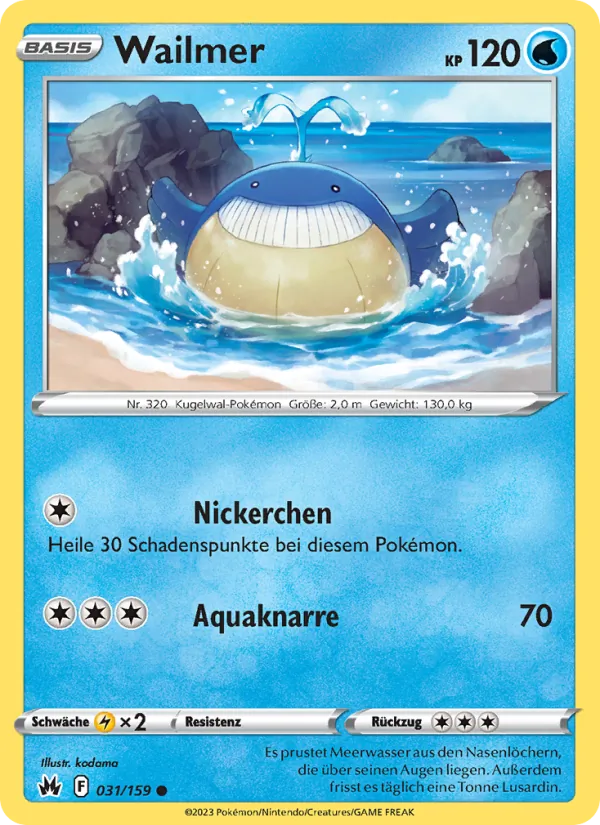 Wailmer Zenit der Könige 031/159