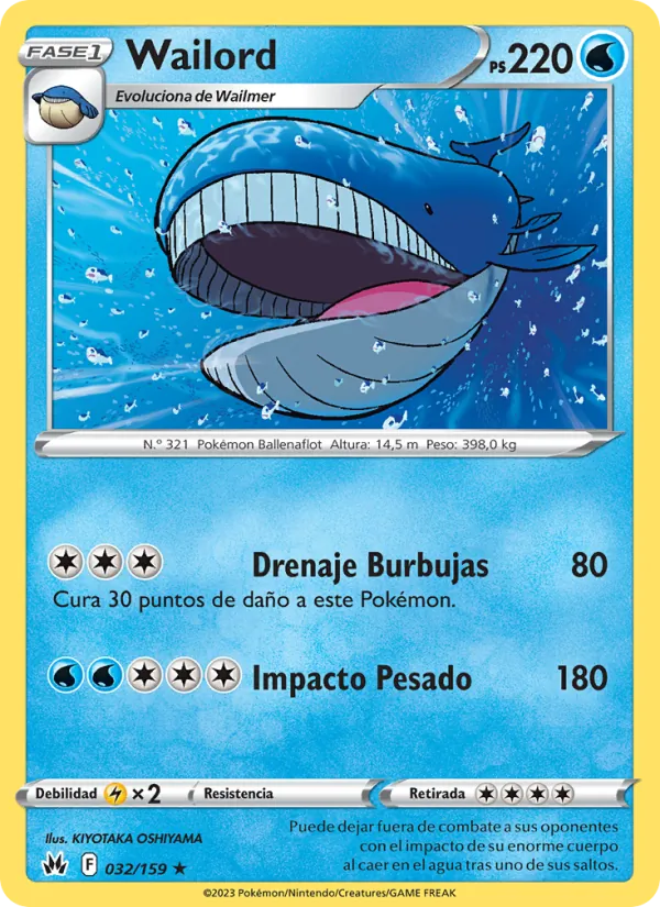 Wailord Cenit Supremo 032/159
