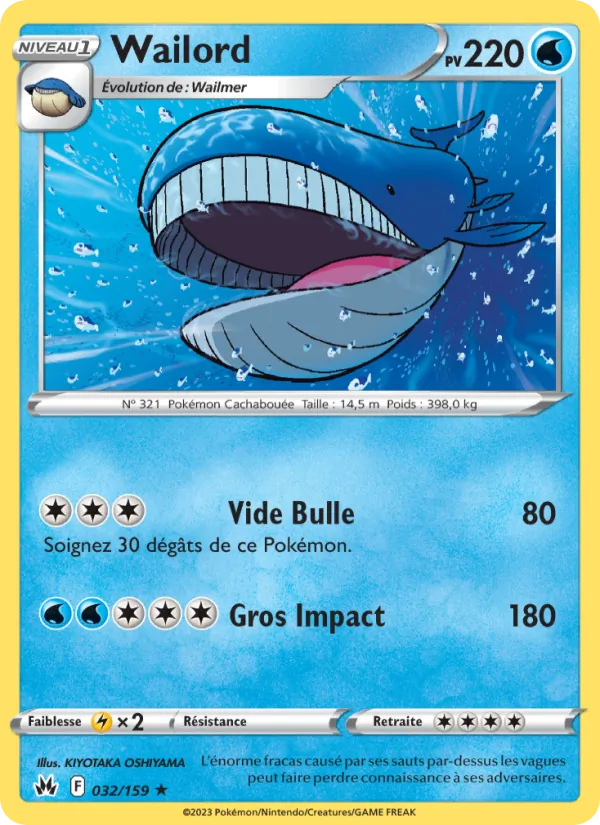 Wailord Zénith Suprême 032/159