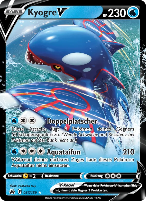 Kyogre V Zenit der Könige 037/159
