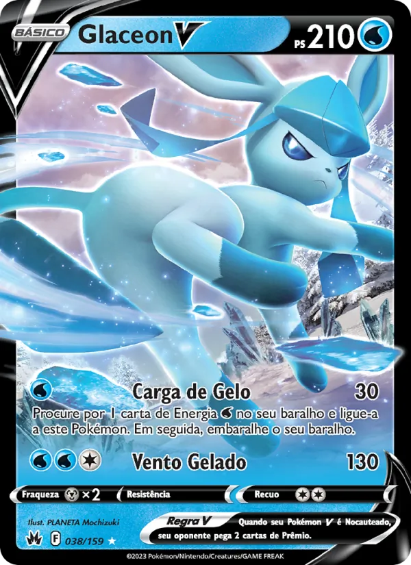 Glaceon V Realeza Absoluta 038/159