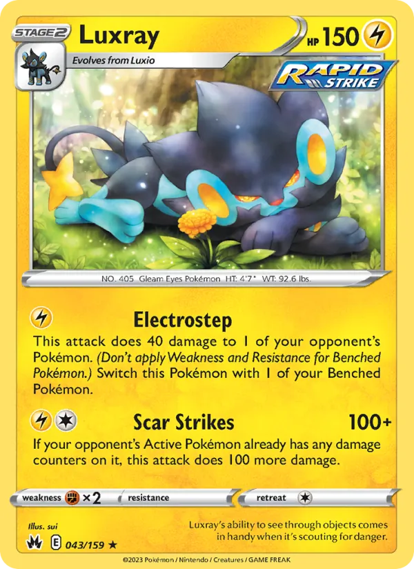 Luxray Crown Zenith 043/159