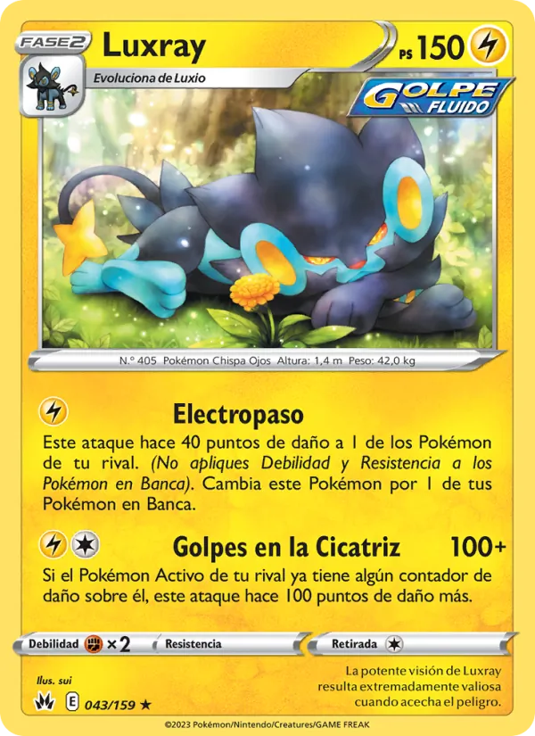Luxray Cenit Supremo 043/159