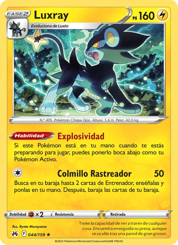 Luxray Cenit Supremo 044/159