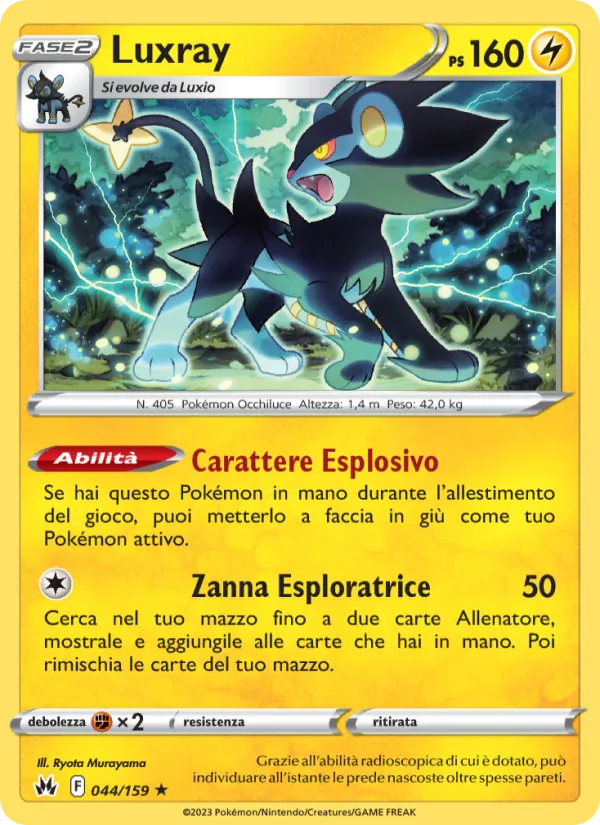 Luxray Zenit Regale 044/159