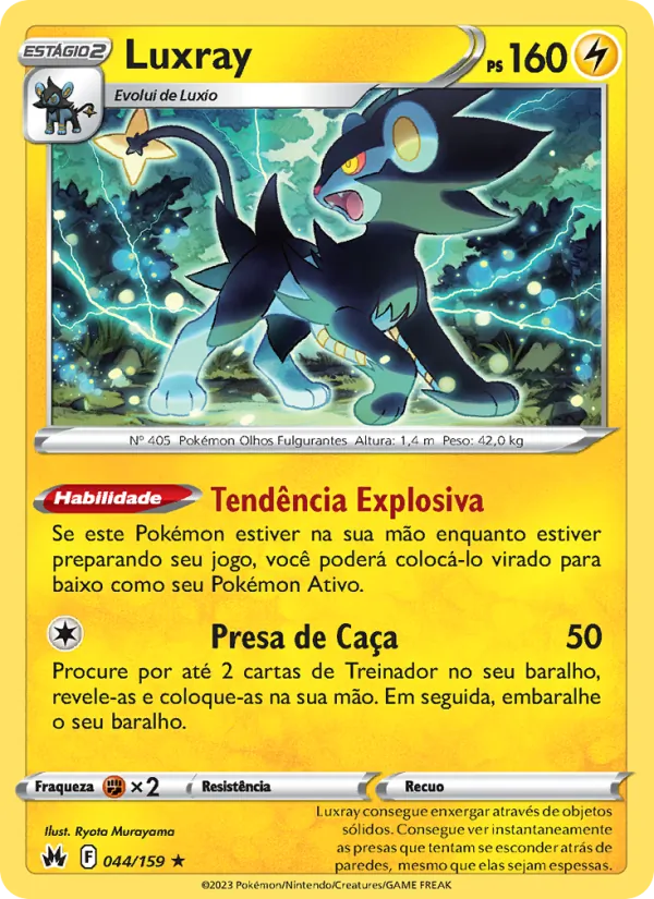 Luxray Realeza Absoluta 044/159