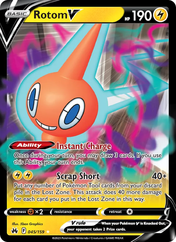 Rotom V Crown Zenith 045/159