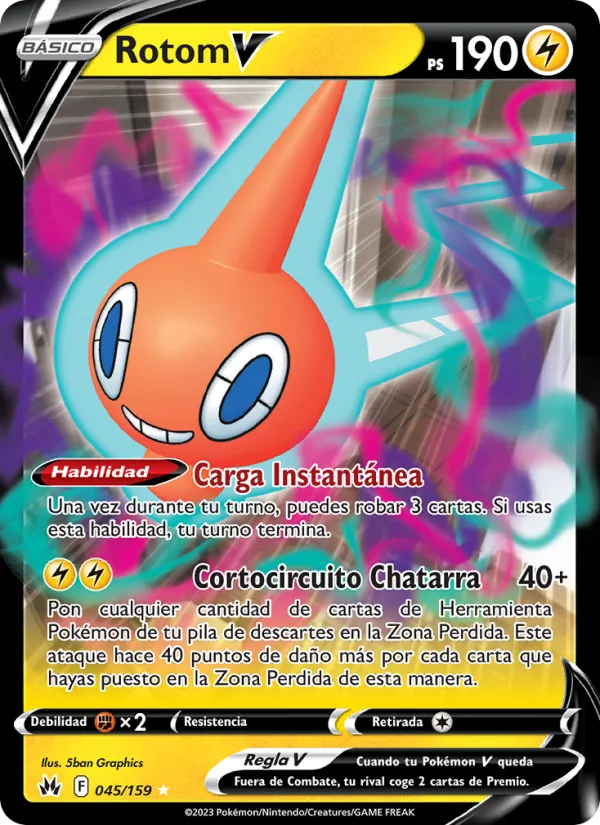 Rotom V Cenit Supremo 045/159