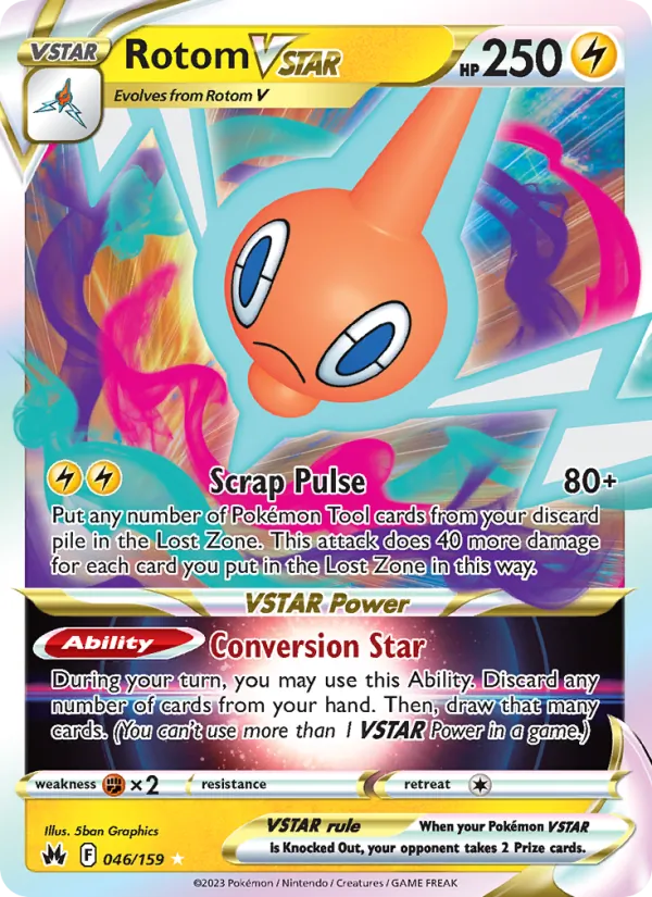 Rotom VSTAR Crown Zenith 046/159