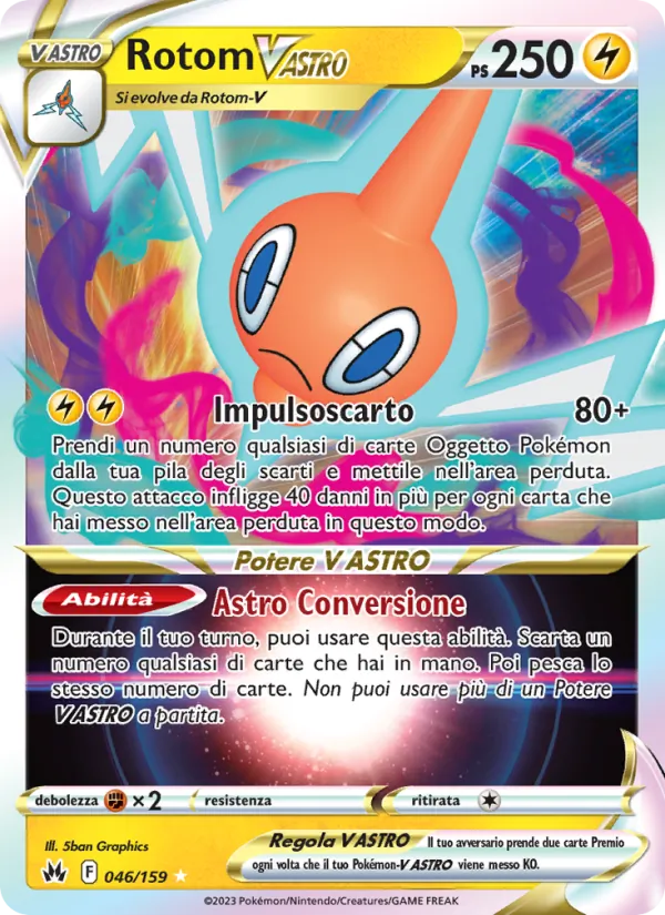 Rotom V ASTRO Zenit Regale 046/159