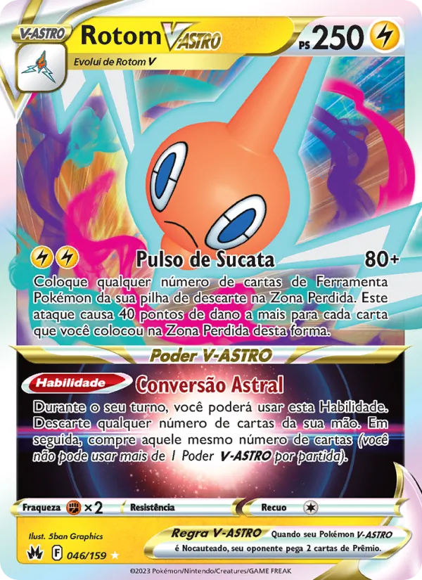 Rotom V-ASTRO Realeza Absoluta 046/159
