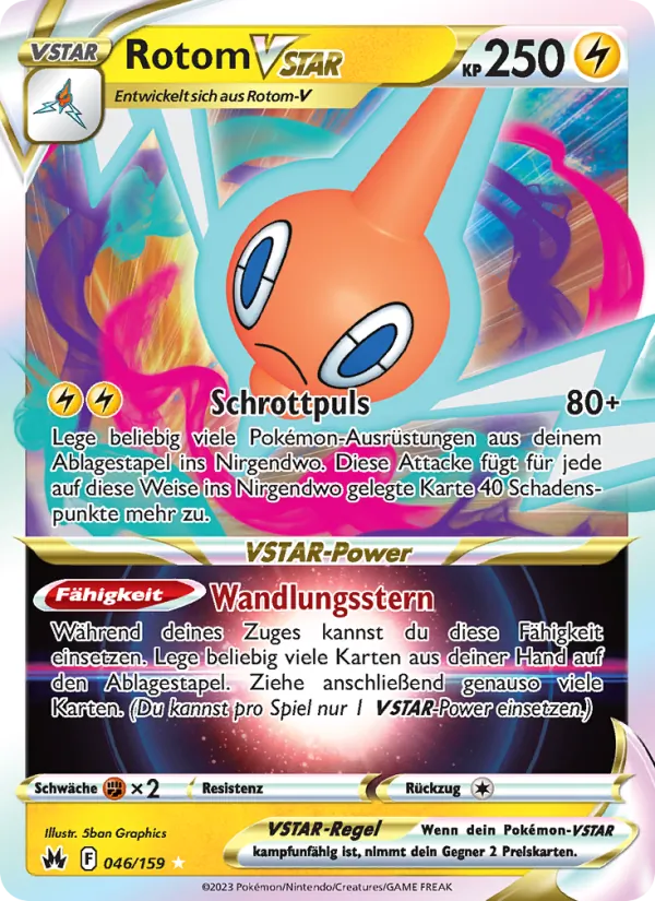 Rotom VSTAR Zenit der Könige 046/159