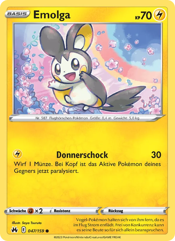 Emolga Zenit der Könige 047/159