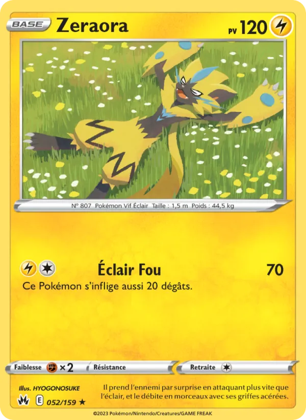 Zeraora Zénith Suprême 052/159