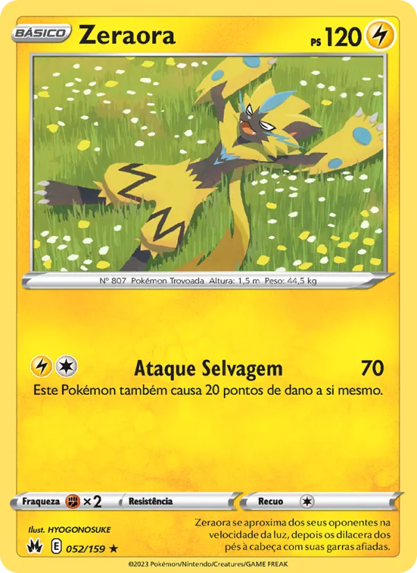 Zeraora Realeza Absoluta 052/159