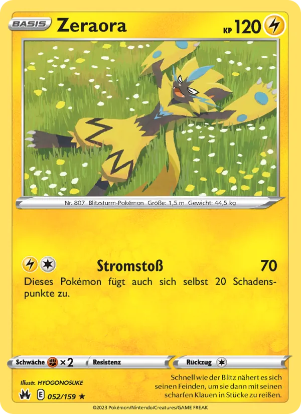 Zeraora Zenit der Könige 052/159