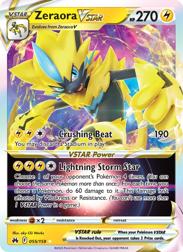 Zeraora VSTAR Crown Zenith 055/159