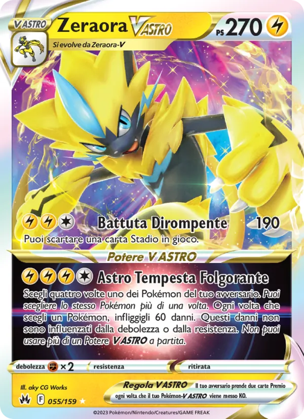 Zeraora V ASTRO Zenit Regale 055/159