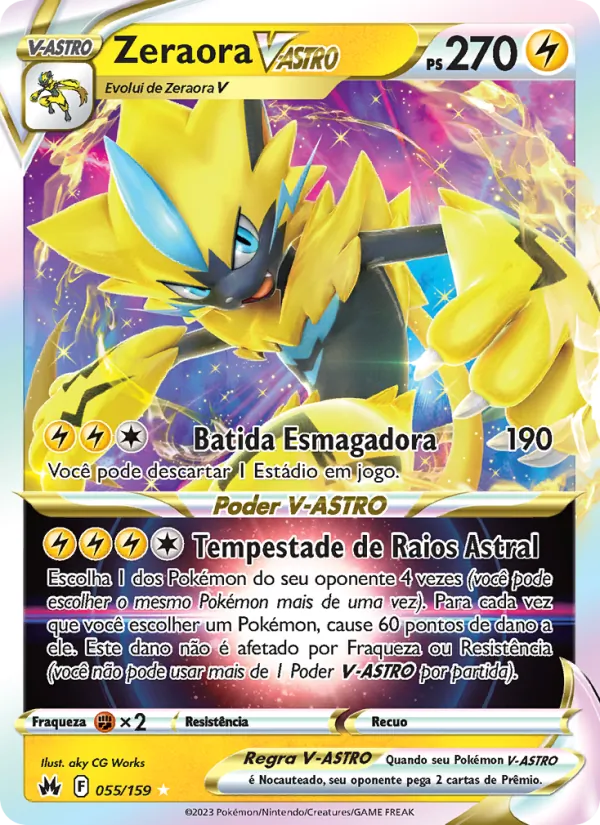 Zeraora V-ASTRO Realeza Absoluta 055/159