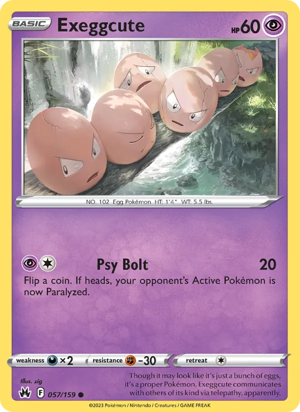 Exeggcute Crown Zenith 057/159