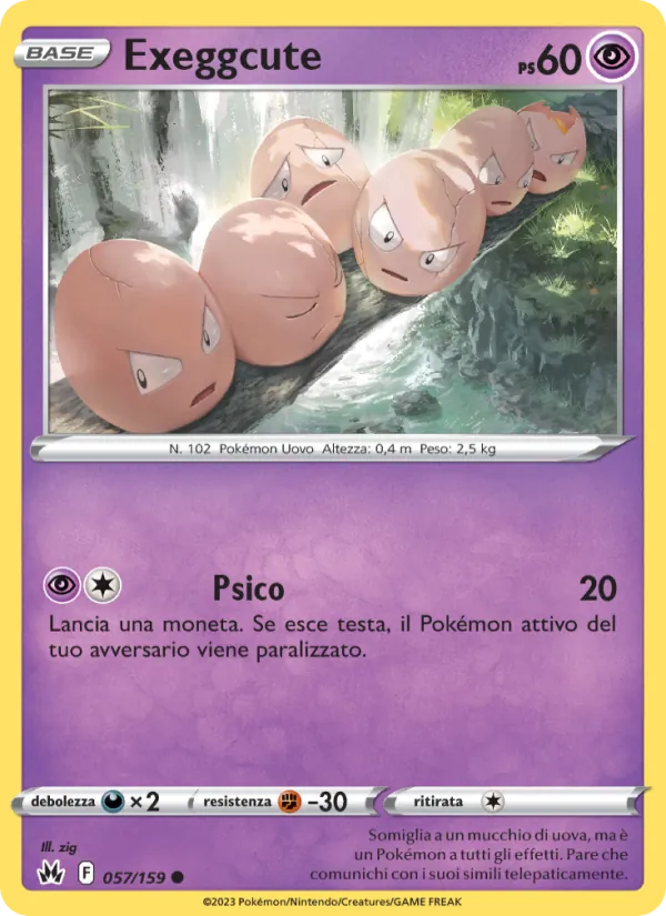 Exeggcute Zenit Regale 057/159