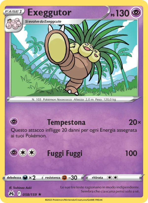 Exeggutor Zenit Regale 058/159