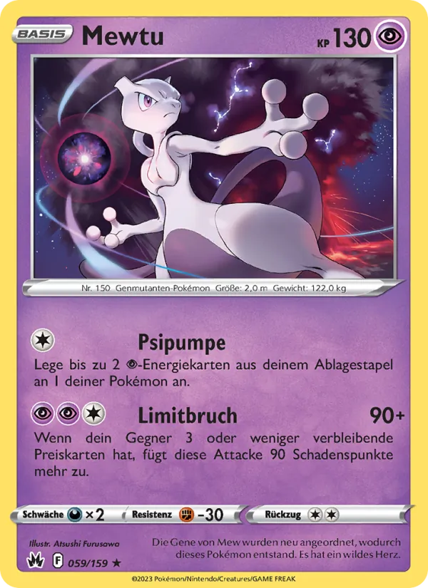 Mewtu Zenit der Könige 059/159