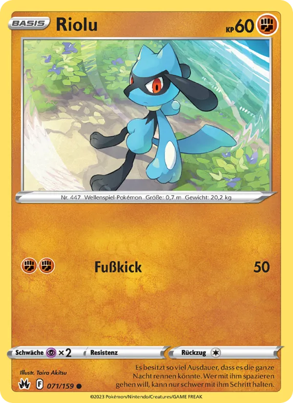 Riolu Zenit der Könige 071/159